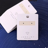 100pcs Earrings Display Cards Holder Jewelry Stand Tags