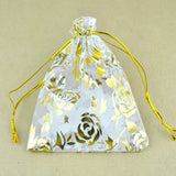 100pcs Organza Bag 9x12cm Small Wedding Pouch Gift Candy Jewelry Packaging Bags