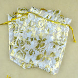 100pcs Organza Bag 9x12cm Small Wedding Pouch Gift Candy Jewelry Packaging Bags