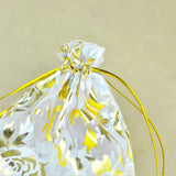 100pcs Organza Bag 9x12cm Small Wedding Pouch Gift Candy Jewelry Packaging Bags