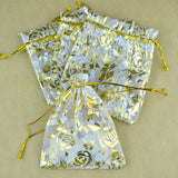 100pcs Organza Bag 9x12cm Small Wedding Pouch Gift Candy Jewelry Packaging Bags
