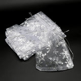 100pcs Organza Bags 10x14 13x18cm Tull Sheer Bolsa Christmas Gift Bag