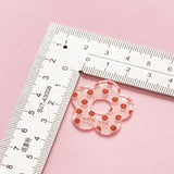 Cartoon Flowers Shape Acrylic Beads DIY Jewelry Earring/Hair Accessory