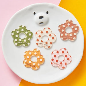Cartoon Flowers Shape Acrylic Beads DIY Jewelry Earring/Hair Accessory