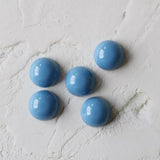 100pcs Print Geometry Rounds Flatback Resin Beads DIY Jewelry Earring