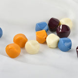 100pcs Retro Irregular Shaped Resin Acrylic Beads DIY Earrings Charms