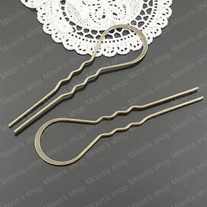 105*30mm Antique Bronze U-shaped Iron Hairpins DIY Jewelry Findings