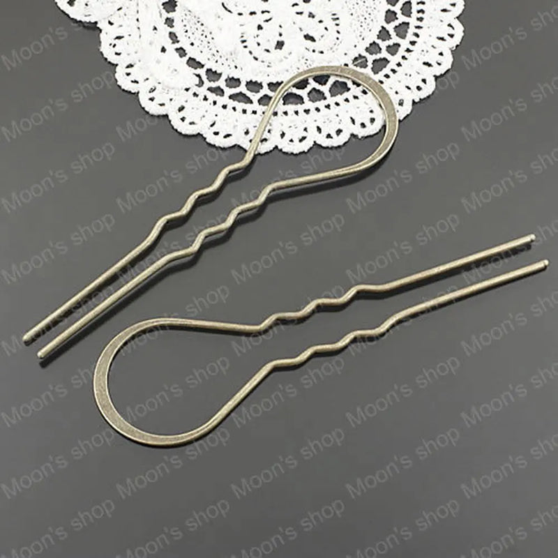 105*30mm Antique Bronze U-shaped Iron Hairpins DIY Jewelry Findings