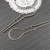 105*30mm Antique Bronze U-shaped Iron Hairpins DIY Jewelry Findings