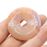 10PCS Rose Quartz Large Hole Beads Pendant Necklace Bracelet Gift