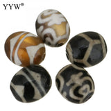 10PCs/Lot Natural Tibetan Agate Dzi Beads Oval 15x18x15mm Antique Loose Stone