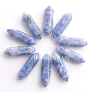 10Pcs 30x8mm Sodalite Natural Stone Beads Pendant