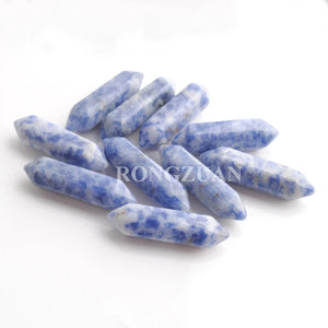 10Pcs 30x8mm Sodalite Natural Stone Beads Pendant