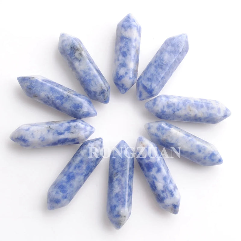 10Pcs 30x8mm Sodalite Natural Stone Beads Pendant