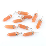 10Pcs Agate Stone Pendant Chakra Jewelry Gift