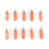 10Pcs Agate Stone Pendant Chakra Jewelry Gift