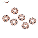 10Pcs 8mm CZ Rhinestone Spacer Beads for Jewelry Making