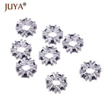 10Pcs 8mm CZ Rhinestone Spacer Beads for Jewelry Making