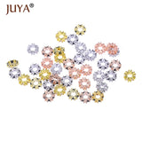10Pcs 8mm CZ Rhinestone Spacer Beads for Jewelry Making
