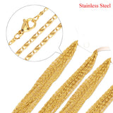 10Pcs/Pack 2mm Stainless Steel Necklace for Pendant DIY Jewelry Making