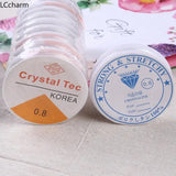 10 Clear Nylon Beading Elastic Stretch Wire Cord Thread 0.4-1mm