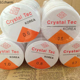 10 Clear Nylon Beading Elastic Stretch Wire Cord Thread 0.4-1mm