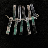 10pcs Clear Bead Pendant 4x5x35mm Gemstone Blade Bead DIY