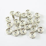 10mm Crystal Rhinestone Spacer Beads For Jewelry