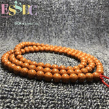 10mm Dragon Scale Rudraksha 108 Bracelet Meditation Jewelry