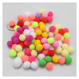 10mm Pompoms Soft Pom Poms Fur Ball Arts Toys Crafts DIY Apparel Sewing
