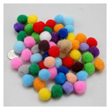 10mm Pompoms Soft Pom Poms Fur Ball Arts Toys Crafts DIY Apparel Sewing