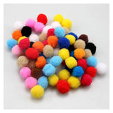 10mm Pompoms Soft Pom Poms Fur Ball Arts Toys Crafts DIY Apparel Sewing