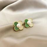 Four Leave Earrings Set, Ear Clip for Women, Party Gift