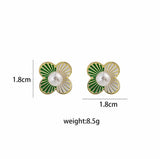 Four Leave Earrings Set, Ear Clip for Women, Party Gift