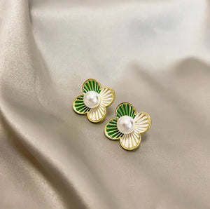 Four Leave Earrings Set, Ear Clip for Women, Party Gift