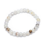 10pc 6mm Chakra Bead Bracelet Natural Stone Healing Bead Stretch Bracelets
