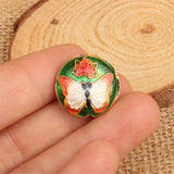 10pcs Beijing Cloisonne Bead Jewelry DIY Accessories