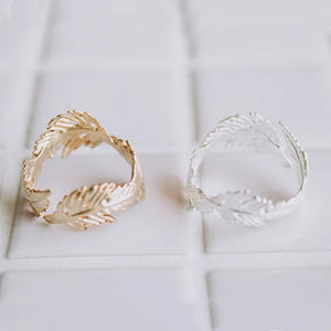 10pcs Alloy Leaf Ring Mix Finger Rings Indian Jewelry Girls Love