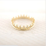 10pcs/Lot Mix Wedding Jewelry Cz Crown Ring Finger Rings