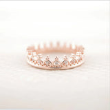 10pcs/Lot Mix Wedding Jewelry Cz Crown Ring Finger Rings