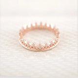 10pcs/Lot Mix Wedding Jewelry Cz Crown Ring Finger Rings