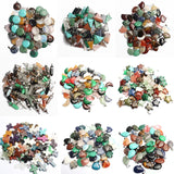 10pcs Mixed Stone Pendant Charms for Jewelry Making Diy Bracelet Necklace