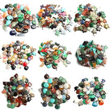 10pcs Mixed Natural Stone Pendant Charms for DIY Jewelry Making
