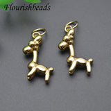 10pcs Mini Giraffe Charms for DIY Jewelry Making