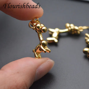 10pcs Mini Giraffe Charms for DIY Jewelry Making