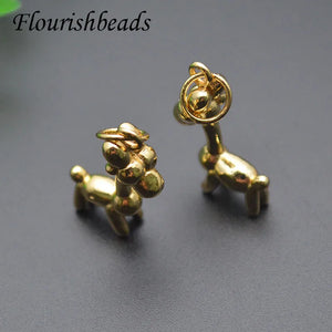 10pcs Mini Giraffe Charms for DIY Jewelry Making