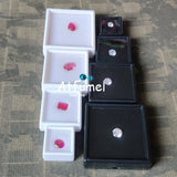 10pcs Square Diamond Display Box Soft Sponge Organizer