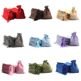 10pcs/lot 10x14cm Drawstring Burlap Bag Jute Gift Bags Jewelry Packaging