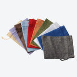 10pcs/lot 10x14cm Drawstring Burlap Bag Jute Gift Bags Jewelry Packaging