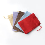 10pcs/lot 10x14cm Drawstring Burlap Bag Jute Gift Bags Jewelry Packaging